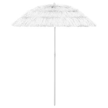 vidaXL Strandparasol Hawaï 180 cm wit, Verzenden, Nieuw, 1 tot 2 meter, Strandparasol
