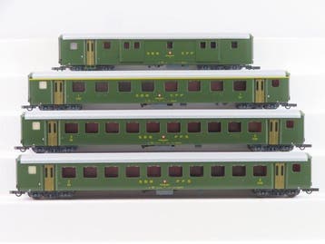 Roco H0 - 44065 - Modeltrein personenwagonset (1) - 4-delige, Nieuw