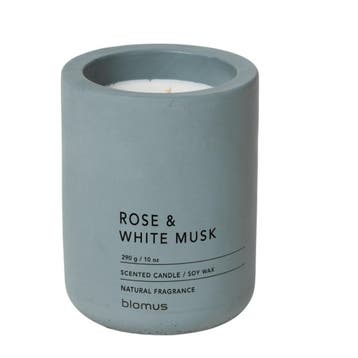 Geurkaars Blomus Fraga Flinstone Roos & White Musk Grijs, Ophalen of Verzenden, Nieuw