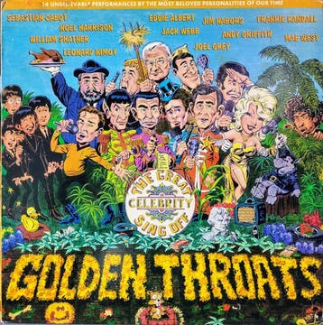 LP gebruikt - Various - Golden Throats: The Great Celebri..., Cd's en Dvd's, Vinyl | Pop, Verzenden, Zo goed als nieuw, Overige formaten