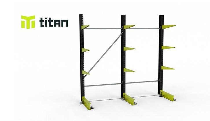 Draagarmstelling H=2000 | D=600 | B=2000 | 9x armen NIEUW, Zakelijke goederen, Kantoor en Winkelinrichting | Magazijn, Stelling en Opslag