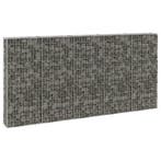vidaXL Schanskorfmuur met deksels 300x30x150 cm, Tuin en Terras, Schuttingen, Verzenden, Nieuw, IJzer, Minder dan 1 meter