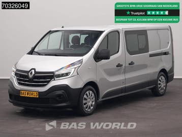 Renault Trafic 145pk Automaat 2x Schuifdeur Dubbel Cabine L2, Automaat, Stof, Gebruikt, Euro 6