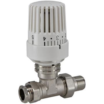 Riko Thermostatische Radiatorventiel - 1/2x15mm - Recht, Ophalen of Verzenden, Nieuw