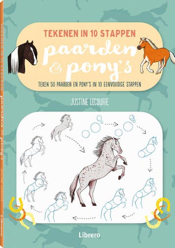 Paarden & ponys / Tekenen in 10 stappen - Justine Lecouffe, Verzenden, Gelezen, Justine Lecouffe