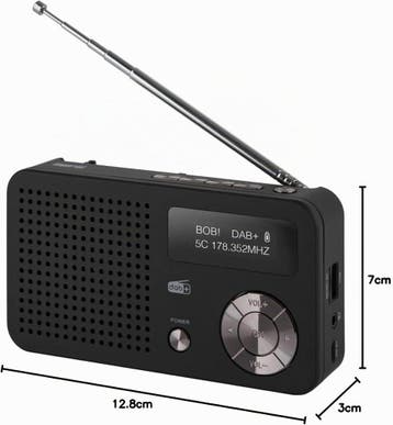 Imperial DABMAN 13 (DAB+, FM, luidspreker, display, USB, Mic, Verzenden, Zo goed als nieuw