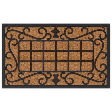 Deurmat 45x75cm - Rubber/Kokos | Retourdeal 38% Korting, Binnen, Rubber, Ophalen of Verzenden, Zo goed als nieuw