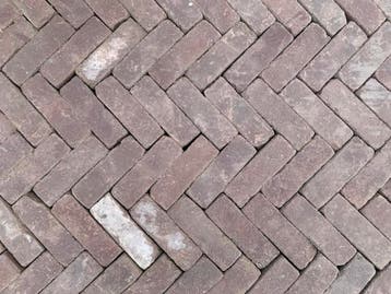 Oud gebakken dikformaten Zaandam (op pallets)..., Ophalen of Verzenden, Gebruikt, Klinkers