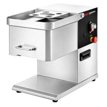 GGM Gastro | Elektrische vleessnijder - 250 kg/u - snijdikte, Verzenden, Nieuw in verpakking, Bakkerij en Slagerij