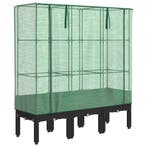 Verhoogde Plantenbak Kas 120cm | Tweedekansje | OP=OP, Staal, Folie, Ophalen of Verzenden, Kweekkas