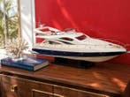 Grande maquette de yacht en BOIS Sunseeker Manhattan 64 – 80, Nieuw