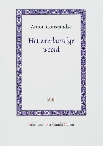Athenaeum Boekhandel Canon - Het weerbarstige woord, Ophalen of Verzenden, Nieuw