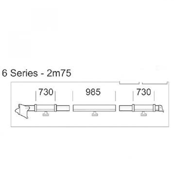 Thule clamping profile 6 series 2m75 right, Ophalen of Verzenden, Nieuw, Thule
