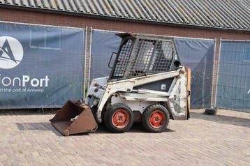 Veiling: Schranklader Bobcat 443 Diesel 1992 (Marge), Ophalen, Wiellader of Shovel