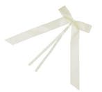 Kant en klare strik wit of ivoor, Verzenden, Nieuw, Materiaal