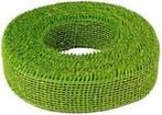 Jute band Lichtgroen 5 cm rol 40 meter, Ophalen of Verzenden, Nieuw