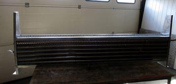 Verdamper, Koeltoonbank verdamper, L165 x D16 x H28 cm,