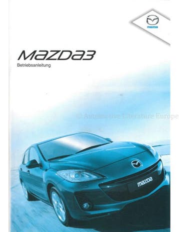 2011 MAZDA 3 INSTRUCTIEBOEKJE DUITS, Auto diversen