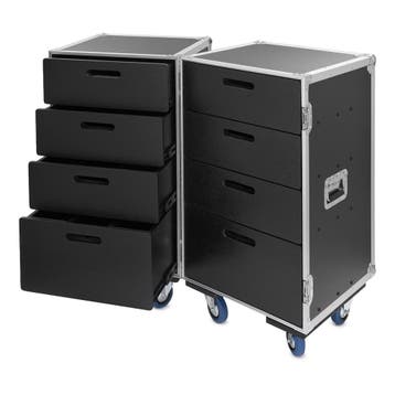 Innox IX-BK-DR-D-4446U Laden kist dubbel 2X 4,4,4,6 Units, Muziek en Instrumenten, Verzenden, Nieuw