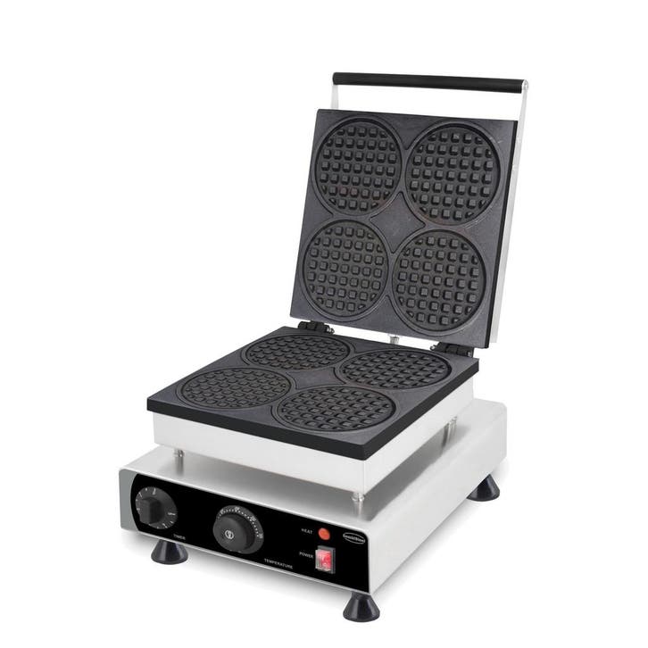 Combisteel Wafelijzer | 4x Ronde Wafels | 1.75kw | 305x430x5, Zakelijke goederen, Horeca | Keukenapparatuur, Nieuw in verpakking
