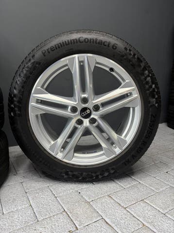 Originele Audi Q5 19 velgen + Conti Sportcontact 6 NWSTAAT!, Gebruikt, Banden en Velgen, 235 mm, Personenwagen