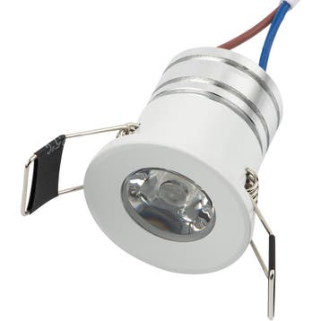 LED Veranda Spot - 3W - Warm Wit 3000K - Aluminium - Ø31mm, Ophalen of Verzenden, Nieuw, Overige fittingen, Plafondspot of Wandspot