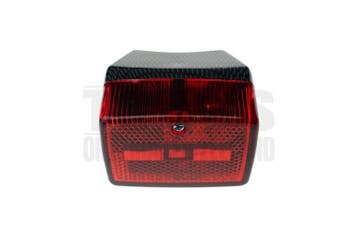 Achterlicht klein model ULO carbon / rood 6v / 12v, Ophalen of Verzenden, Nieuw, DMP