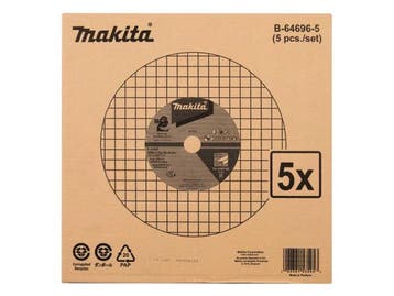 Veiling - 5x Makita slijpschijven 355x4.3x25.4mm bandenzaag, Doe-het-zelf en Verbouw, Gereedschap | Slijpmachines, Nieuw