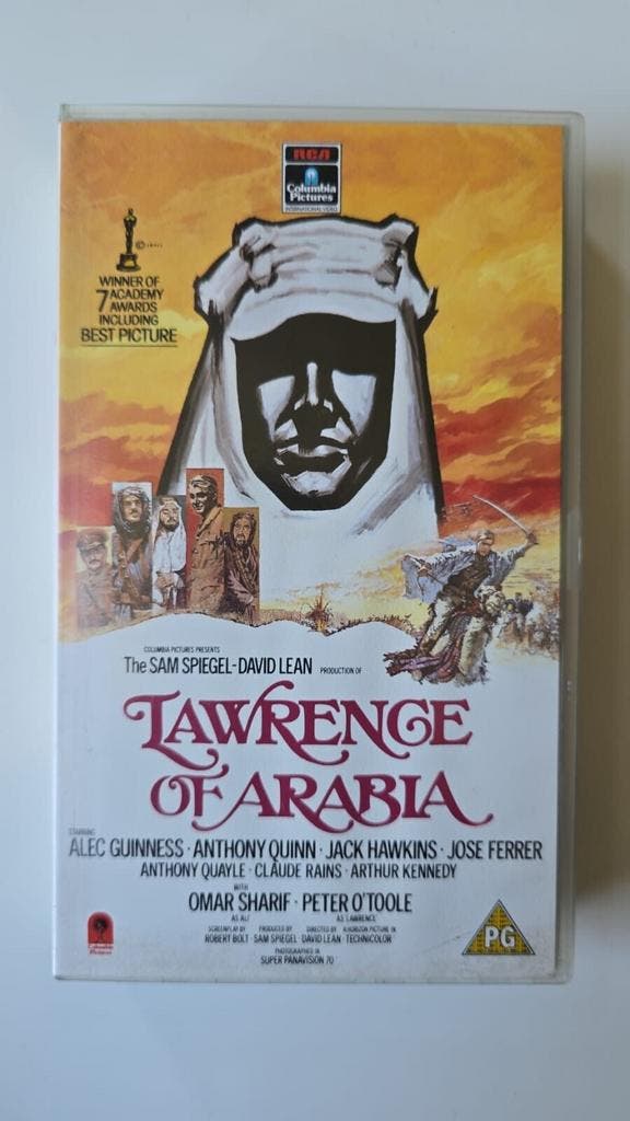 LAWRENCE OF ARABIA (IMPORT WITHOUT DUTCH SUBS) (VHS), Cd's en Dvd's, VHS | Film, Gebruikt, Verzenden