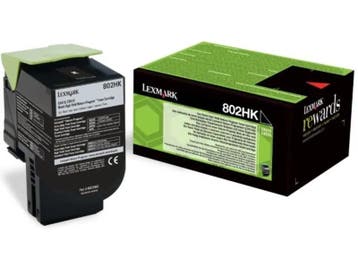 Lexmark Tonercartridge 80C2HK0 - Zwart, Verzenden, Nieuw