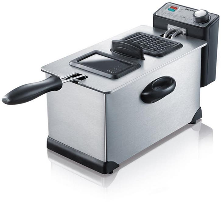 Severin FR 2431 - Frituurpan - 3L - 2000W - Verwisselbaar, Witgoed en Apparatuur, Frituurpannen, Verzenden