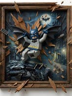 daveY - Batman LEGO Out of the Box – Opera Pop Art 3D, Kinderen en Baby's, Speelgoed | Duplo en Lego, Nieuw
