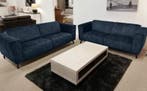 Bankstel Wolvega - rechte banken - Blauw, Huis en Inrichting, Banken | Bankstellen, Nieuw, Stof