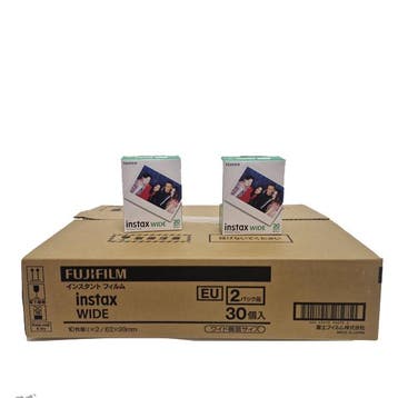 30x 20 fotos Fujifilm instax wide Film - (omdoos), Ophalen of Verzenden, Nieuw