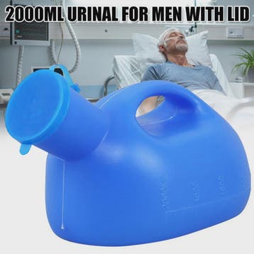 2000ml Dik Heren Urinaal met Deksel - Draagbare Plasfles voo, Verzenden, Nieuw