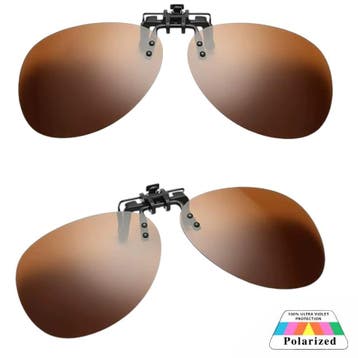 Fako Sunglasses - Clip On Voorzet Zonnebril Piloot - Overzet, Sieraden, Tassen en Uiterlijk, Zonnebrillen en Brillen | Dames, Verzenden