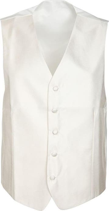 Suitable Trouwgilet V-Design Off-White maat 52 Heren, Kleding | Heren, Verzenden, Nieuw, Suitable