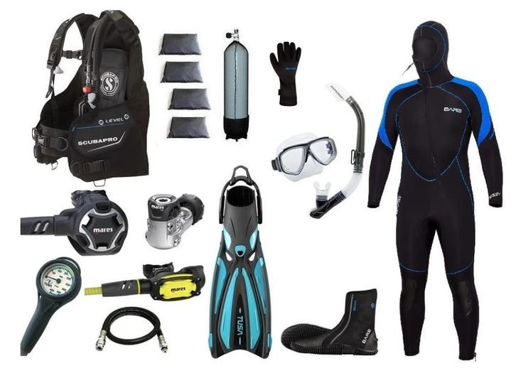 Complete duikset Level 1, Watersport en Boten, Duiken, Duikpak, Nieuw, Verzenden