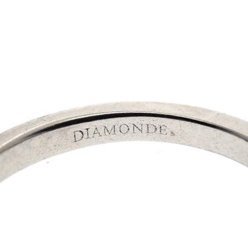 Witgouden subtiele aanschuifring, Sieraden, Tassen en Uiterlijk, Ringen, Gebruikt, Ophalen of Verzenden, Kleiner dan 17, Dame