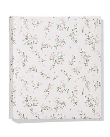 HEMA Fotoalbum 32.5x29x5.5cm bloemen, Verzenden, Nieuw