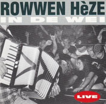cd - Rowwen HÃ¨ze - In De Wei (Live), Cd's en Dvd's, Cd's | Overige Cd's, Zo goed als nieuw, Verzenden