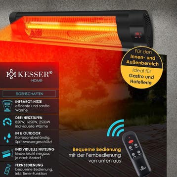 Infrarood Verwarming - Terrasverwarmer - Elektrische Heater, Verzenden, Zo goed als nieuw