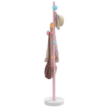 vidaXL Kapstok 172 cm gepoedercoat ijzer roze, Verzenden, Nieuw
