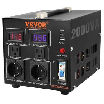 Transformator 2000W Bidirectioneel | Tweedekansje | OP=OP, Ophalen of Verzenden, Zo goed als nieuw