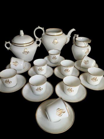 Dans le style de Sèvres - Koffie- en theeservies (23) -