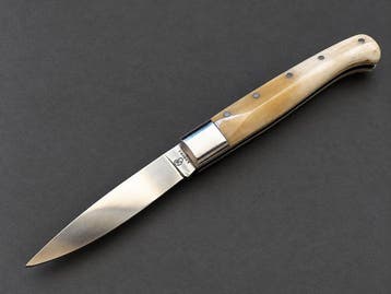 Mascu Coltello Mascu Pattada con Molla 22.5 cm – Corno