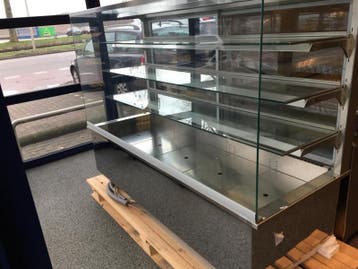 Showroommodel Roeder gekoelde vitrine, drop-in, Ophalen, Gebruikt, Koelen en Vriezen