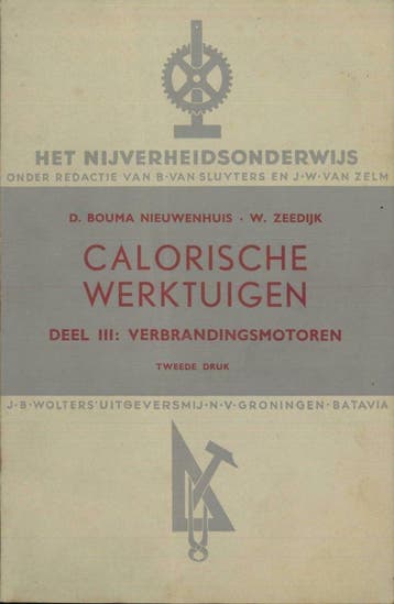 Het Nijverheidsonderwijs - Calorische Werktuigen (Deel 3), Verzenden