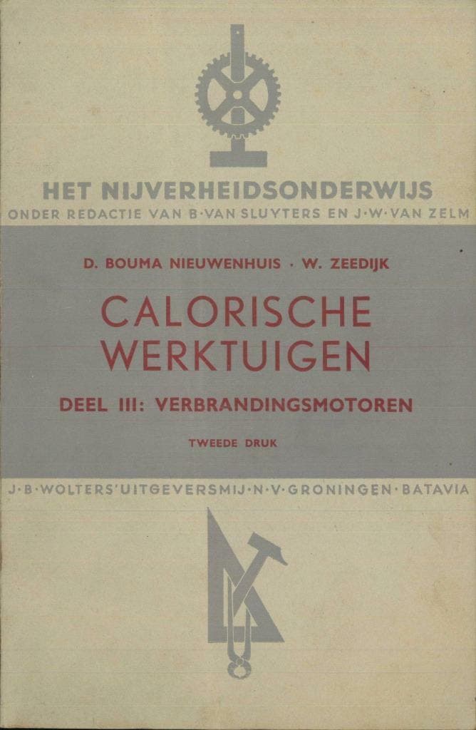 Het Nijverheidsonderwijs - Calorische Werktuigen (Deel 3), Auto diversen, Handleidingen en Instructieboekjes, Verzenden