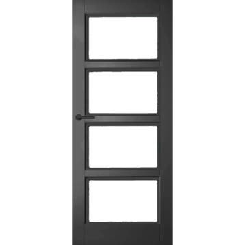Weekamp binnendeur WK6513-XL-A1 88x231,5 (Zwart), 80 tot 100 cm, 215 cm of meer, Binnendeur, Nieuw